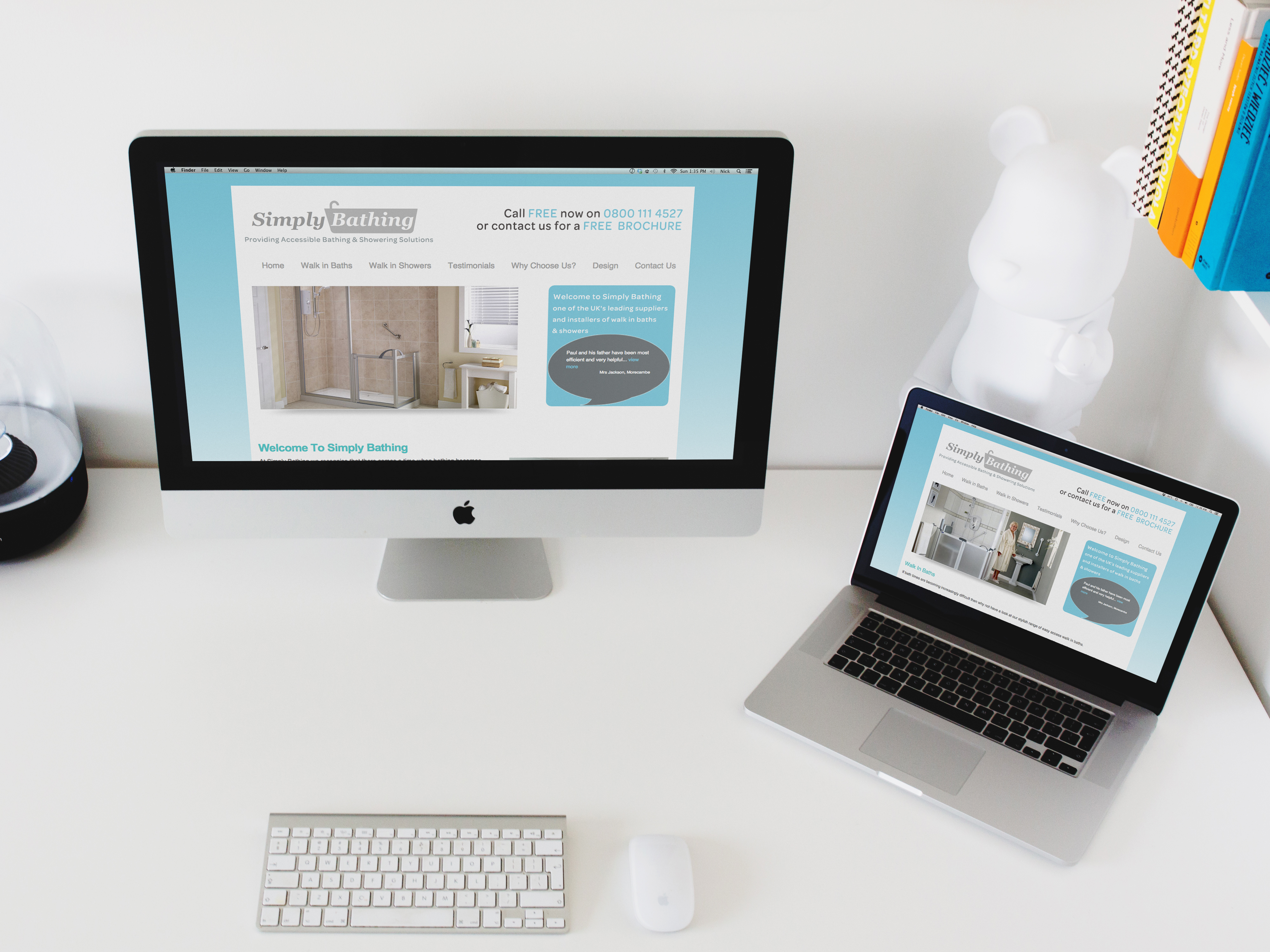 Simply Bathing - Get To Page One Ltd